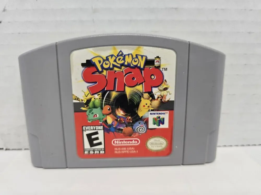 Pokemon Snap (Nintendo 64, 1999) N64 Genuine Authentic USA Original Tested